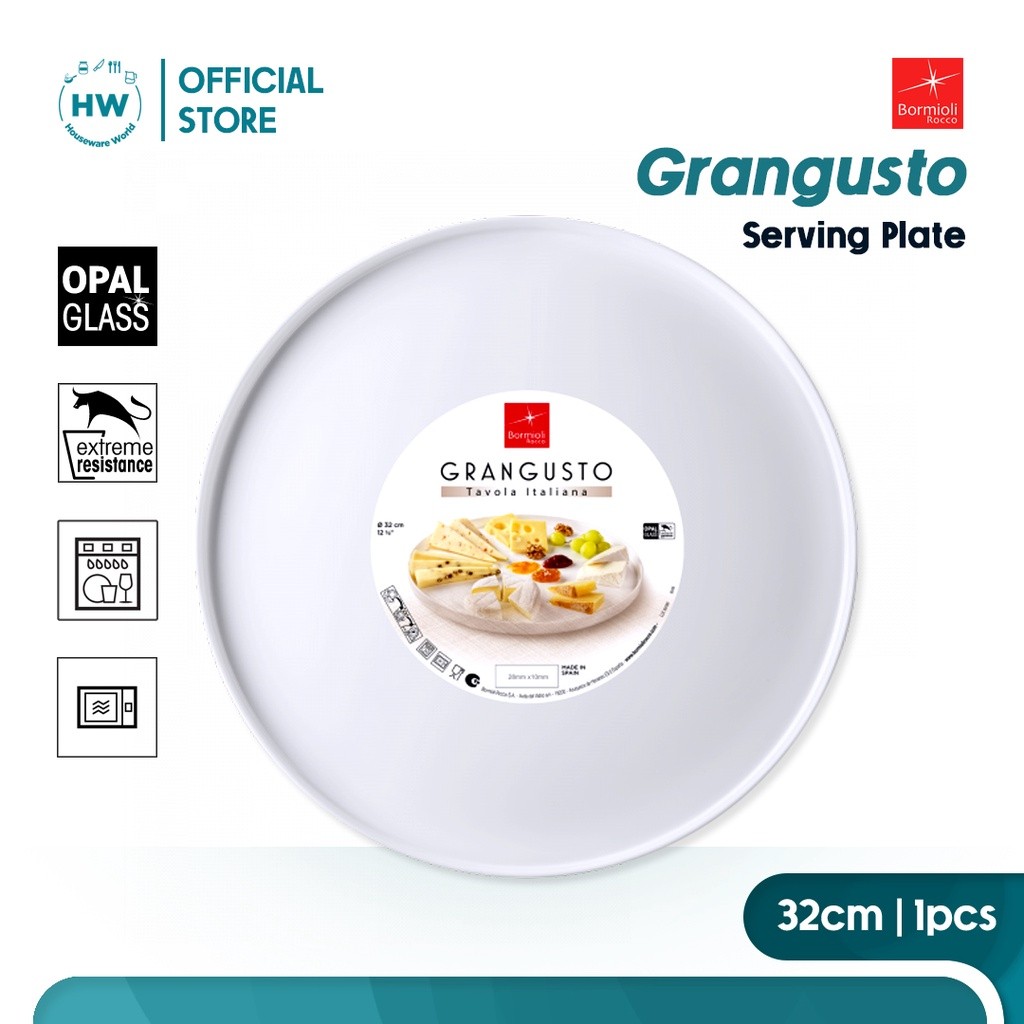 Bormioli Rocco จานเสิร์ฟ Alta Cucina Grangusto 32 ซม. - 1 ชิ้น