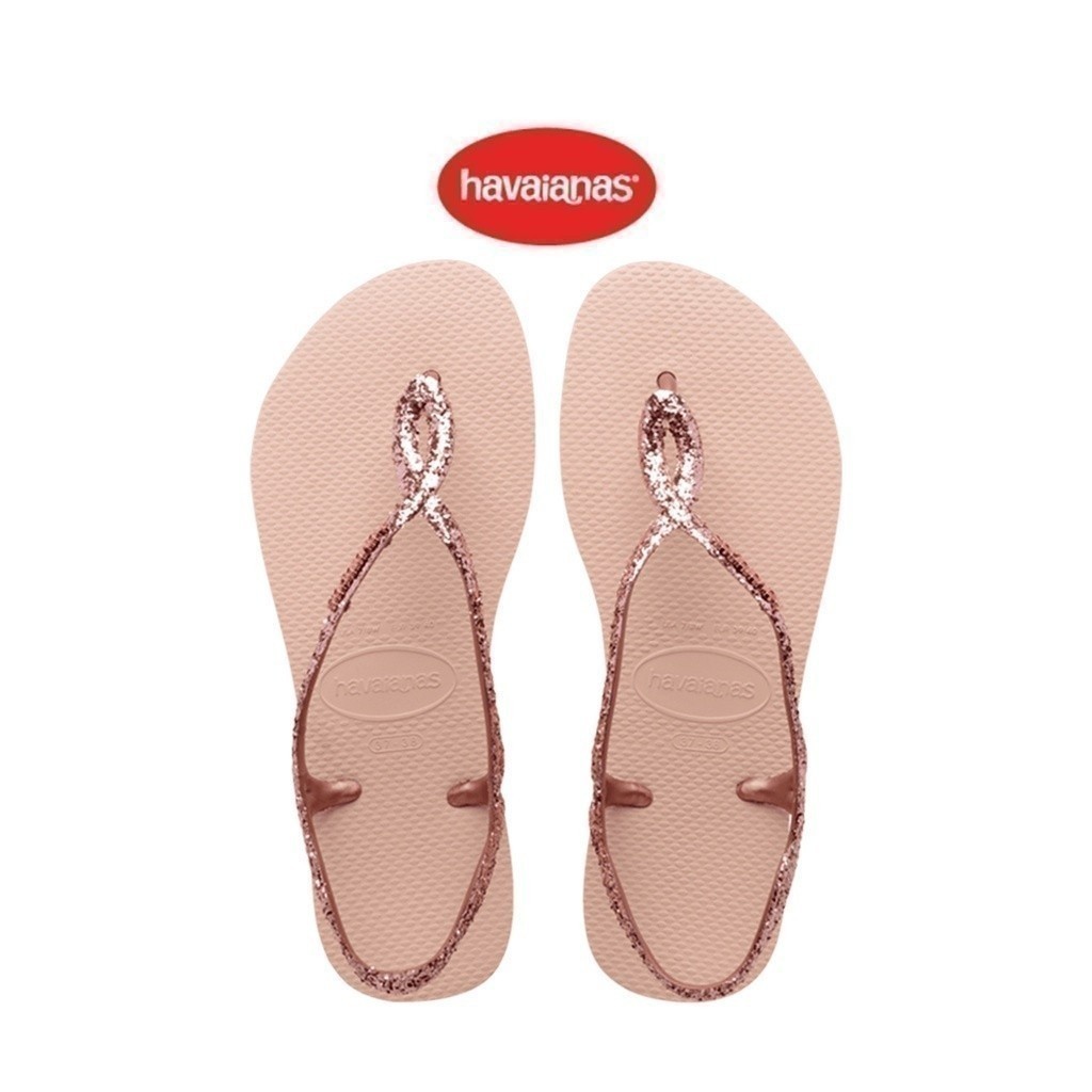 HAVAIANAS รองเท้าแตะผู้หญิง Luna Premium II Sandals Pink Retro Metallic 41470095977F_H3PIXX