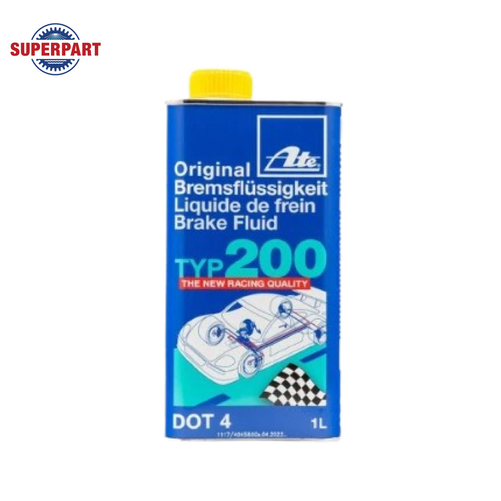 น้ำมันเบรค--ATE-DOT4 TYP200 RACING(1L)- (TYP 200)
