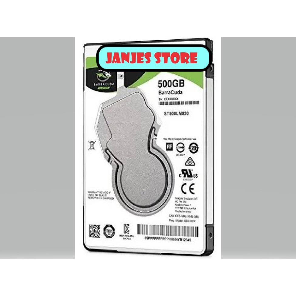 HDD NETBOOK HARDDISK LAPTOP 2.5" SEAGATE SATA 500 GB SLIM HDD โน๊ตบุ๊ค รับประกัน 1 ปี