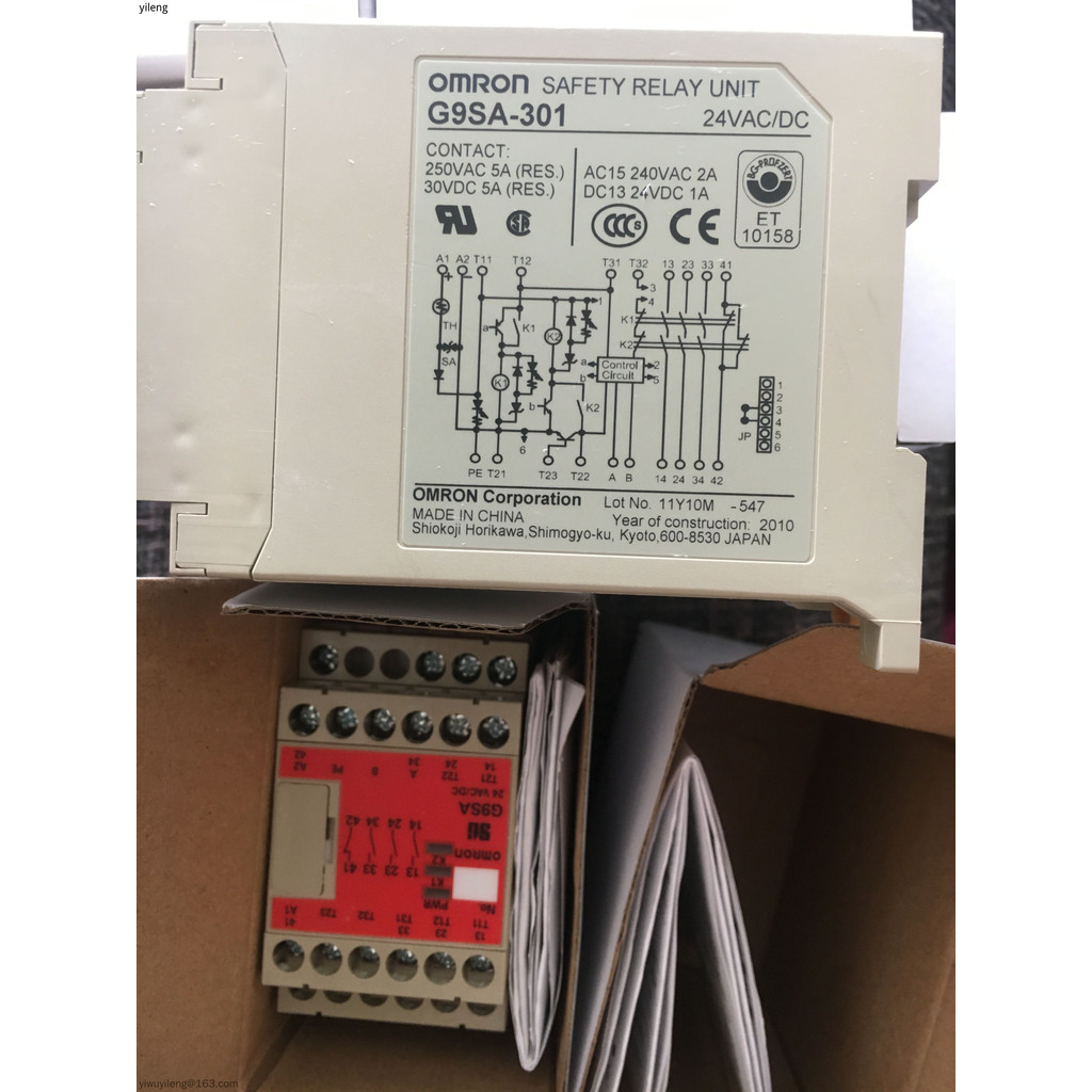 Omron Safety Repeater G9SX/G9SA-321-T075 301 501 EX301 EX401 T15-30 P