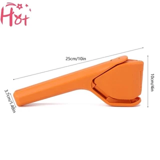 Ge Lemon Squeezer ความพยายามมือ Citrus กดพลาสติกเกรดอาหารคู่มือ Juicer Squeezer สําหรับ Lemon Lime Cirtus สีส้มสแควร์