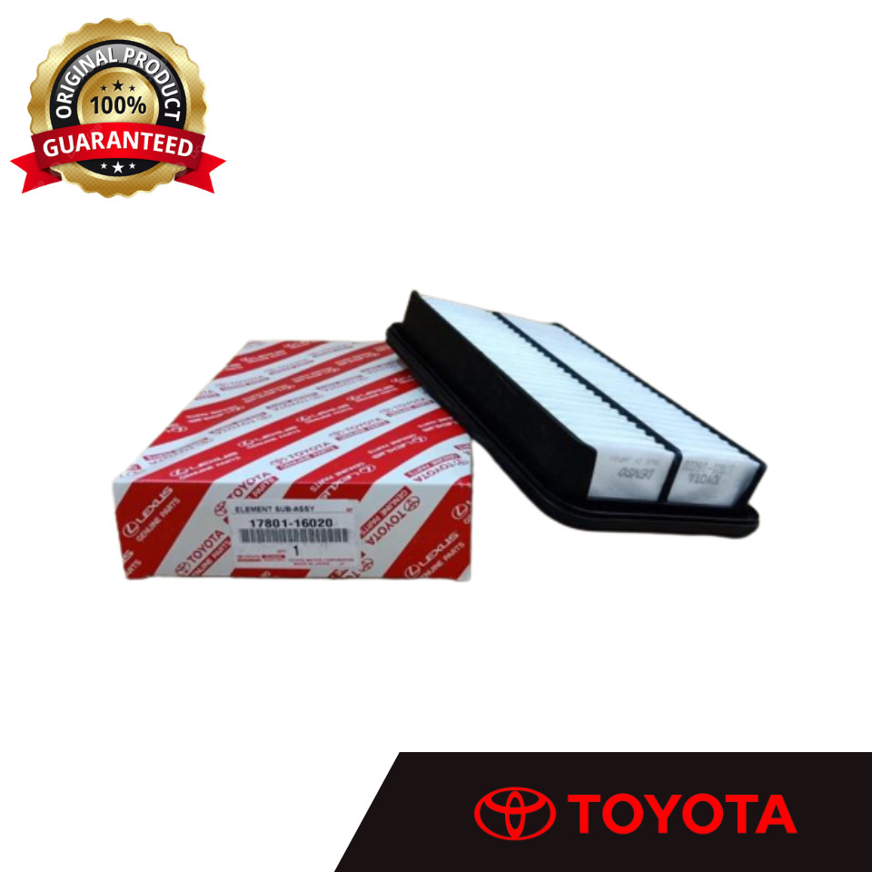 17801-16020-TOYOTA กรองอากาศ Toyota Avanza 1.3 F601 (2005-2006) / Celica ZUST231 (2000-2005) /Perodu