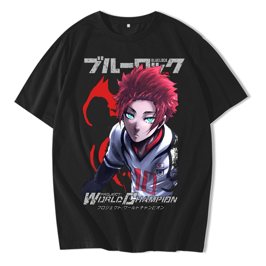 MAN T-Shirtเสื้อยืดอนิเมะ Blue Lock - Itoshi Sae เสื้อยืดฤดูร้อน S-5XL