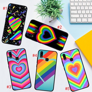 Hy21 เคสโทรศัพท์มือถือนิ่ม ลายหัวใจ LGBT สีรุ้ง สําหรับ VIVO Y5S Y11 Y12 Y15 Y17 Y19 Y53 Y69 Y91 Y93 Y95 Y91C Y71 Y53S