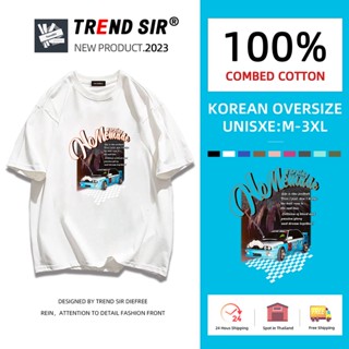 TrendSir 🎉พร้อมส่ง🎉เสื้อยืดนิ่ม🌹คอกลม ไม่ยับ ไม่ย้วย สตรีท oversize✔เสื้อยืดสีชมพู เสื้อผ้าวัยรุ่นแฟชั่นเกาหลี แฟชั่นสไตร์เกาหลี✔สำหรับชายและหญิง