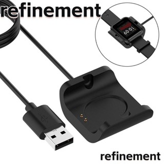 Refinement แท่นชาร์จ USB แบบพกพา สําหรับ Amazfit Bip S