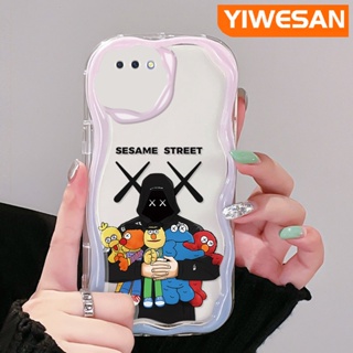 เคสโทรศัพท์มือถือแบบนิ่ม ใส กันกระแทก ลายการ์ตูน Sesame Street สําหรับ OPPO A3s A12E A5 2018 Realme C1