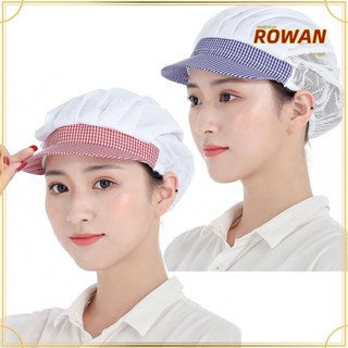 Rowans หมวกเชฟ แบบนิ่ม กันฝุ่น ระบายอากาศ สําหรับทําอาหาร