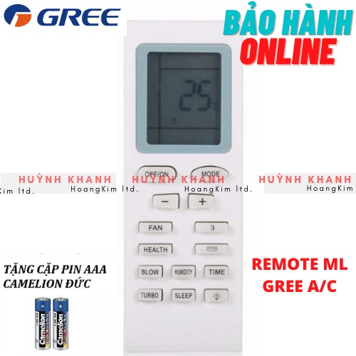ML Gree ac รีโมทคอนโทรลทนทาน