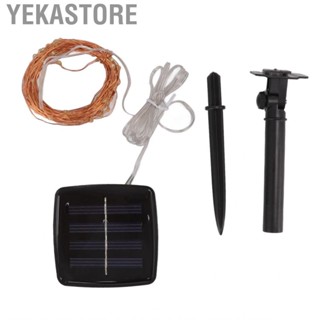 Yekastore Solar String Lights IP44  Heatproof Powered Copper Wire New