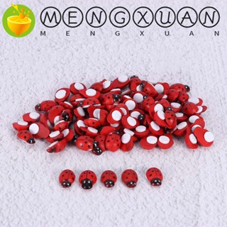 Mengxuan สติกเกอร์ไม้ ลาย Cabochon สําหรับตกแต่งผนัง