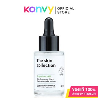 The skin Collection Serum Argireline 10% 30ml เดอะ สกิน คอลเลคชั่น เซรั่มบำรุงผิว ช่วยลดเลือนริ้วรอย ผิวหน้าเต่งตึง.