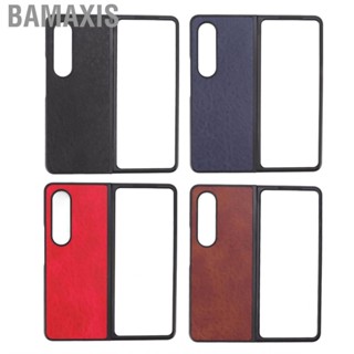 Bamaxis Folding Screen Phone Leather Case  Cell Cover Fashionable for Smartphone Protection