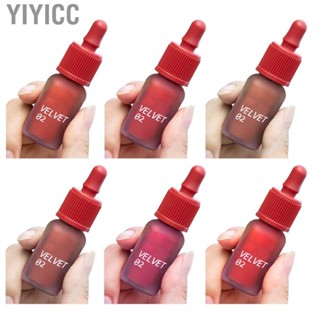 Yiyicc Lip Gloss  Long Lasting  Lipstick High Pigment Color Matte Dye Glaze for Students Girls