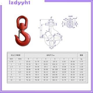 [JoyDIY] บล็อกรอกตะขอยก และรอกหมุน 1 ตัน