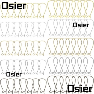 Osier1 ตะขอต่างหู โลหะผสม 12*25 มม. 16*38 มม. เปลี่ยนได้ สําหรับคนรักงานฝีมือ