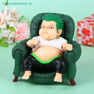 Tweettwehhno โมเดลฟิกเกอร์ PVC รูปการ์ตูนอนิเมะ Fat Zoro Luffy Sanji ของขวัญ สําหรับตกแต่ง