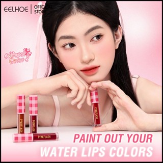 [เปิดตัวใหม่] Pinkflash Water Tint Lip Glaze Waterproof Long Lasting Airy Matte Liquid Lip Gloss Lipstick -eelhoe