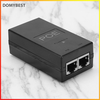 ❤ Domybest # 24V 0.5A 24W อะแดปเตอร์อีเธอร์เน็ต POE สําหรับกล้องวงจรปิด