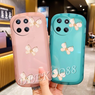 ใหม่ เคสโทรศัพท์มือถือนิ่ม กันตก ลายผีเสื้อน่ารัก 3D สําหรับ Realme11 RealmeC51 Realme 11 C51 NFC 4G 5G 2023