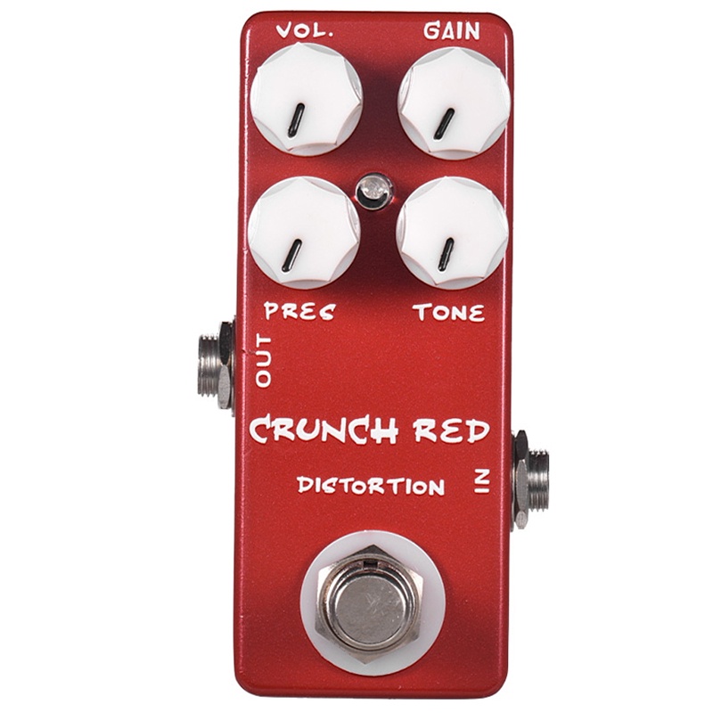 Moskyaudio Crunch Red Distortion Multi-Effects Overdrive Boost True Bypass Classic Footswitch Effector กีตาร์เหยียบผลเหยียบ