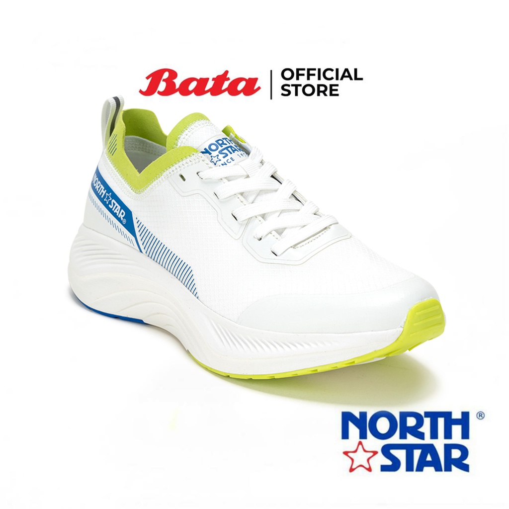 Bata บาจา by North Star รองเท้าผ้าใบสนีคเกอร์แบบผูกเชือก สำหรับผู้ชาย รุ่น GIRL สีขาว 8201055 สีดำ 8206055