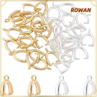 Rowans จี้โลหะชุบทอง สําหรับทําเครื่องประดับ