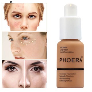 Phoera Naturally Flawless Liquid Foundation Matte คอนซีลเลอร์ TECH3