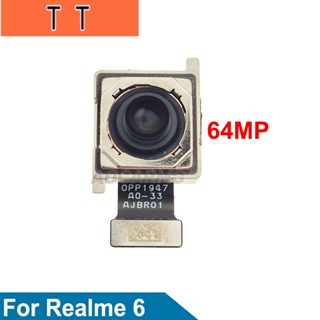  อะไหล่โมดูลกล้องด้านหลัง สายเคเบิลอ่อน 64MP สําหรับ Realme 6