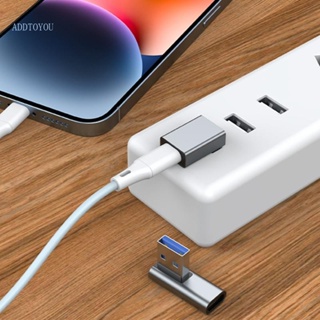 【3C】อะแดปเตอร์แปลงสายชาร์จ Usb เป็น USB C USB3 0 ตัวผู้ เป็น Type-C ตัวเมีย 90 องศา