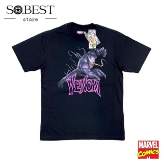 เสื้อยืด Marvel Venom3 สกรีนหน้า (ลิขสิทธิ์แท้ มาร์เวล)