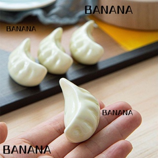 Banana1 ที่วางช้อน ส้อม ตะเกียบ รูปเกี๊ยว น่ารัก สร้างสรรค์ สําหรับบ้าน สวน