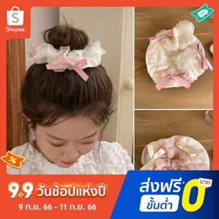 Pota ยางรัดผม ประดับโบว์ ยืดหยุ่น โอเวอร์ไซซ์ สําหรับผู้หญิง เต้นบัลเล่ต์ เล่นสเก็ต