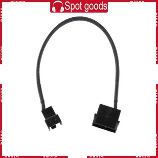 Win อะแดปเตอร์เชื่อมต่อพัดลม 4-Pin Molex Male to 3-Pin 4-Pin PC 1 to 1 Ways