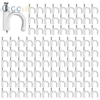 ⭐NEW ⭐Cable Clips 400pcs/set 4mm/6mm/8mm/10mm Plastic Round UV Stabilized Plastic