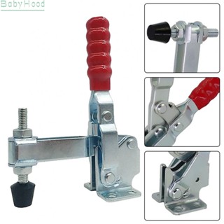 【Big Discounts】Toggle Clamp 227KG/500lbs Hand Tool Quick Fixture Quick Release Red + Silver#BBHOOD