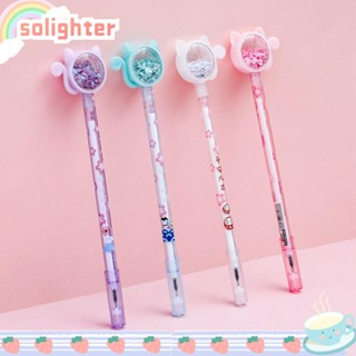 Solighter ปากกาเจล เลื่อม กราฟฟิตี้ เครื่องเขียน ปากกาลายเซ็น