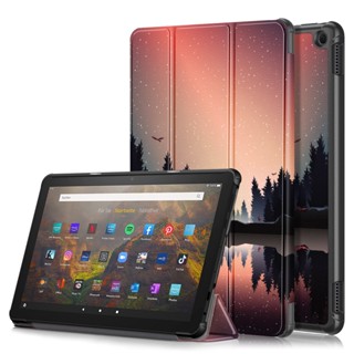 เคสแท็บเล็ตหนัง ฝาพับ พร้อมช่องใส่บัตร สําหรับ Kindle Fire HD10 2023 Fire HD 10 (2023)