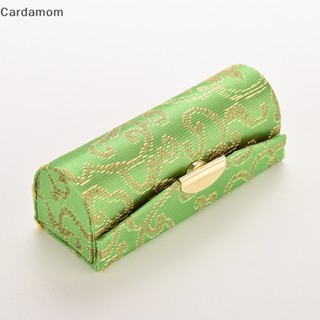 {CARDA} ขายดี กล่องเคสใส่ลิปสติก ปักลายดอกไม้ สไตล์เรโทร พร้อมกระจก {Cardamom}