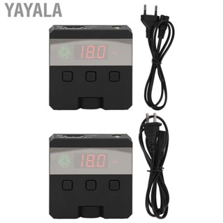 Yayala Digital Tattoo Power Supply High Liner Shader Voltage Adjustable Universal Black  EU/US Plug 100‑240V