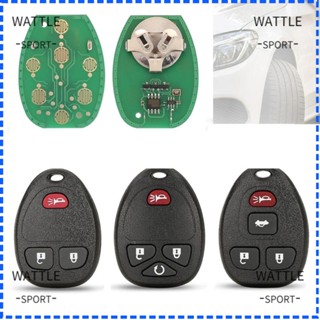 Wattle รีโมตกุญแจรถยนต์ 3 4 5 6 ปุ่ม ทนทาน 315Mhz OUC60270 สําหรับ Buick Chevrolet Cadillac GMC Saturn Car