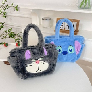 Japanese cute cartoon stuffed tote bag handbag handbag student lunch bag lunch bag