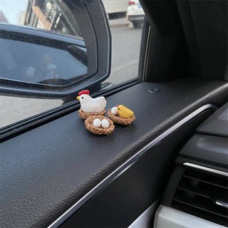 Chicken Car Decoration Dashboard Rearview Mirror Decoration Car Accessories Cute Car Supplies Complete Collection Chicken You Are So Beautiful WRFU