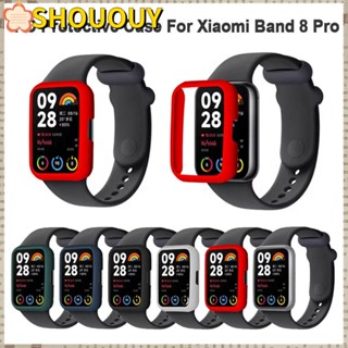 Shououy เคส PC แบบแข็ง อุปกรณ์เสริมนาฬิกาข้อมือ สําหรับ Band 8 Smart Watch