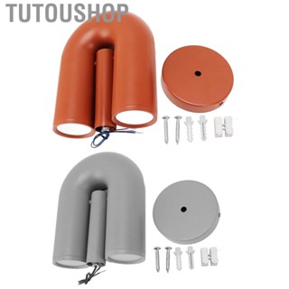 Tutoushop U Shape Wall Lamp Iron ABS Nordic Modern Warm Light Decorative Mounted