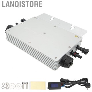 Lanqistore Solar Micro Inverter Grid Tie Aluminum Alloy Silver for Home Power Generation