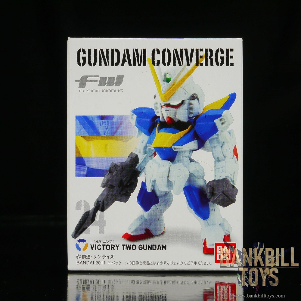 ฺฺกันดั้ม Bandai Candy Toy FW Gundam Converge 4 No.24 LM314V21 Victory Two Gundam
