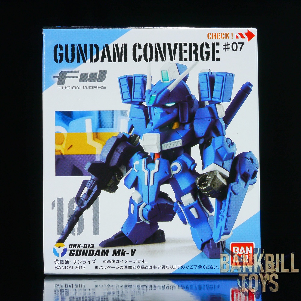 ฺฺกันดั้ม Bandai Candy Toy FW Gundam Converge #07 No.161 ORX-013 Gundam Mk-V