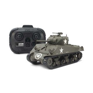 TAMIYA 48217 1/35 R/C U.S. MEDIUM TANK M4A3 SHERMAN (w/CONTROL UNIT)